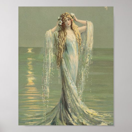 Mermaid Zee Nymph Poster Print (Voorkant)