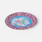 Mermaid Zee Paars Roze Bord (Gekanteld)