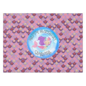 Mermaid Zee Paars Roze Schalen Tafelkleed (Voorkant (Horizontaal))