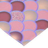 Mermaid Zee Paars Roze Schalen Tafelkleed (Gekanteld)