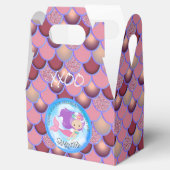 Mermaid Zee Paarse roze schalen Dank je wel voor d Bedankdoosjes (Geopend)