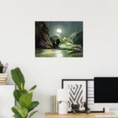 Mermaid Zee Reverie Poster (Thuiskantoor)