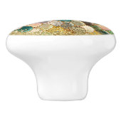 Mermaid Zee Scales Beachy Glamor Chic Keramische Knop (Zijkant)