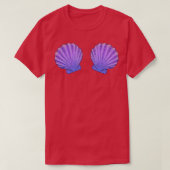 Mermaid Zee Shell Bra Costume Seashell T-shirt (Design voorkant)
