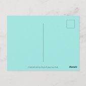 MERMAID & ZEE STALLION, WHIMSICAL FANTASY UNICORN BRIEFKAART (Achterkant)