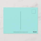 MERMAID & ZEE STALLION, WHIMSICAL FANTASY UNICORN BRIEFKAART (Achterkant)