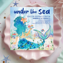 Mermaid Zee | Tropische oceaan Cupcakes Birthday