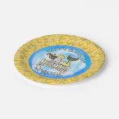 Mermaid Zee Yellow Scales Paper Bord (Gekanteld)