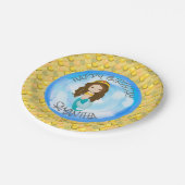 Mermaid Zee Yellow Scales Paper Bord (Gekanteld)