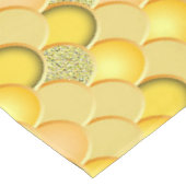 Mermaid Zee yellow Scales Tablecloth Tafelkleed (Gekanteld)