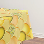 Mermaid Zee yellow Scales Tablecloth Tafelkleed (Voorbeeld)