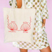 Mermaid Zeeschelp Laatste Toast Bachelorette Tote Bag