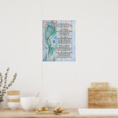 MERMAID ZOALS IK ZIT IN HEAVEN Memorial Gifts Poster (Keuken)
