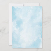 Mermaid Zwart Verjaardagsuitnodiging Template Kaart (Achterkant)