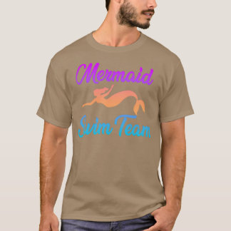 Mermaid-zwemteam T-shirt