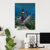 mermaïde Poster (Thuiskantoor)