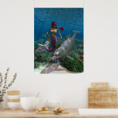 mermaïde Poster (Keuken)