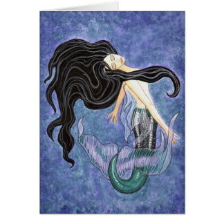 Mermaiden Blank-kaart