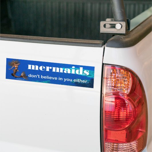 mermaïden bumpersticker (Op Truck)
