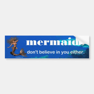 mermaïden bumpersticker
