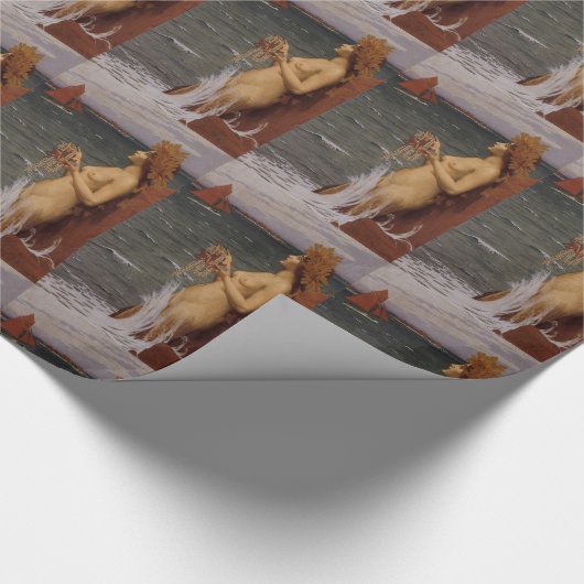 mermaïden cadeaupapier (Hoek)