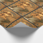 mermaïden cadeaupapier (Hoek)
