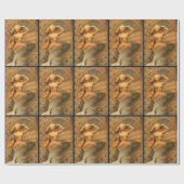 mermaïden cadeaupapier (Vlak)