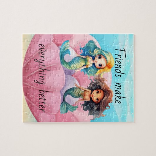 mermaïden legpuzzel (Horizontaal)