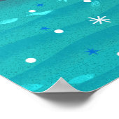 Mermaïden met een picknick met een zegel en een ba poster (Hoek)