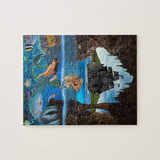 MERMAÏDEN VAN DE PIRATE CAVE LEGPUZZEL (Horizontaal)