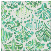 MERMAÏDEN VAN SV Green Waterverf Fish Scale Stof (Close Up)