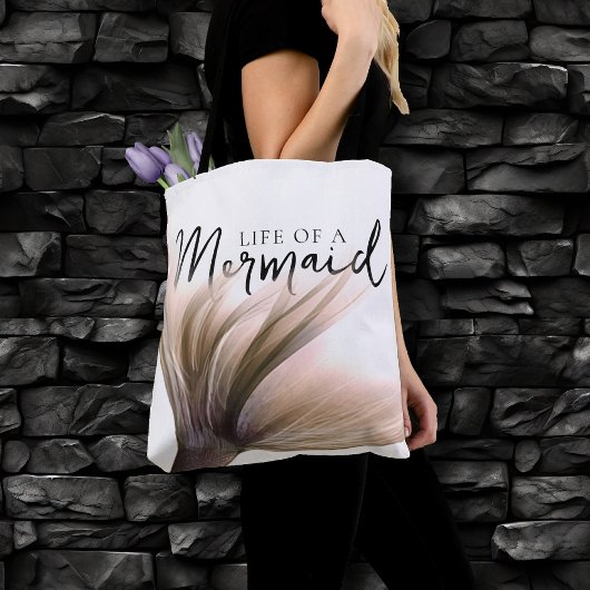 #MermaidLife Het leven van een zeemeermin | Prijso Tote Bag