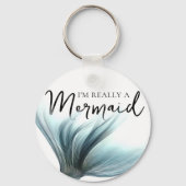 #MermaidLife Ik ben echt een zeemeermin | Aqua Tai Sleutelhanger (Achterkant)