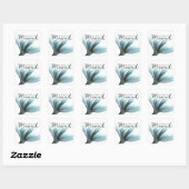 #MermaidLife Ik ben echt een zeemeermin | Aqua Tai Vierkante Sticker (Vel)