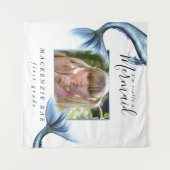 #MermaidLife Ik ben echt een zeemeermin | Fotoquot Wandkleed (Voorkant (horizontaal))