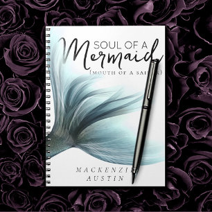 #MermaidLife Sailor Mouth Zeemeermin Soul   Aqua A Notitieboek
