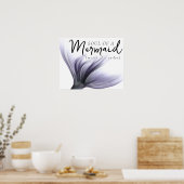 #MermaidLife Sailor Mouth Zeemeermin Soul | LILA Poster (Keuken)