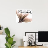 #MermaidLife Ziel van een Zeemeermin | Offerte Paa Poster (Thuiskantoor)
