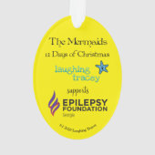 Mermaids12 dagen - Epilepsy 2020 Ornament (achterkant)