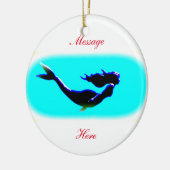 mermaids aangepast keramisch ornament (Links)