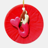 mermaids aangepast keramisch ornament (Achterkant)