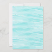 Mermaids and Pirates Birthday Invitation Kaart (Achterkant)