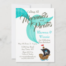 Mermaids and Pirates Birthday