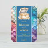 Mermaids and Pirates Birthday Kaart (Staand voorkant)