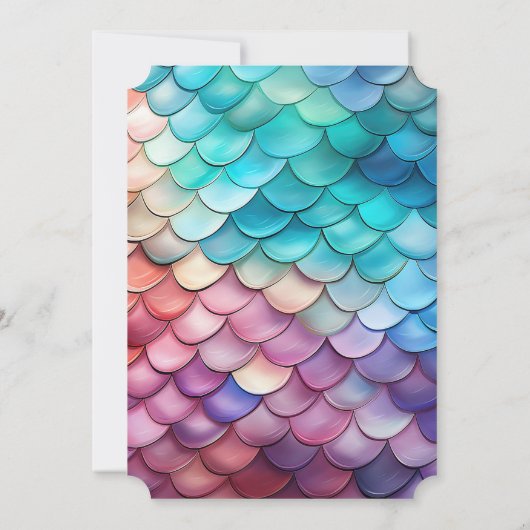 Mermaids and Pirates Birthday Kaart (Achterkant)