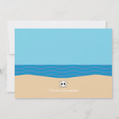 Mermaids and Pirates Birthday Party Kaart (Achterkant)