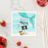 Mermaids and Pirates Birthday Servet (Insitu)