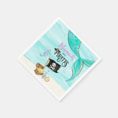 Mermaids and Pirates Birthday Servet (Hoek)