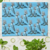 Mermaids Beach Kitchen Hand Towel Theedoek (Gevouwen)