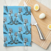 Mermaids Beach Kitchen Hand Towel Theedoek (Quarter Fold)